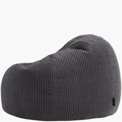 Zitzakken-icon - Kingston XL Zitzak Fauteuil - Ribfluweel - Houtskool