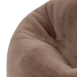 Zitzakken-icon - Kingston Zitzak Fauteuil - Fluffy Pluche Imitatiebont - Mocha