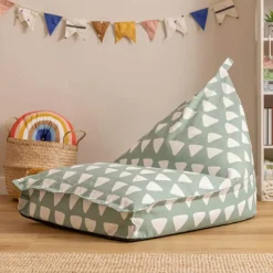 Zitzakken-icon - Lounge Kinderzitzak Stoel - Binnen - Buiten - Saliegroen