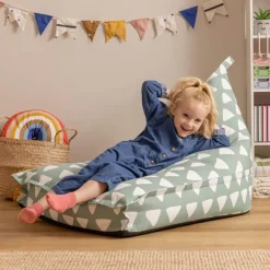 Zitzakken-icon - Lounge Kinderzitzak Stoel - Binnen - Buiten - Saliegroen
