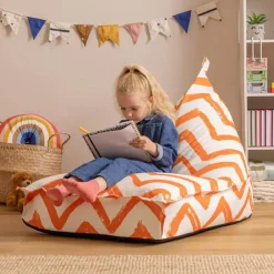 Zitzakken-icon - Lounge Kinderzitzak Stoel - Binnen - Buiten - Oranje