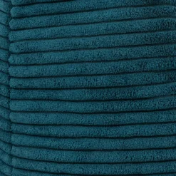 Zitzakken-icon - Natalia Kinderzitzak Stoel met Poef - Ribfluweel - Blauwgroen