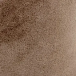 Zitzakken-icon - Natalia XL Zitzak Fauteuil met Ronde Poef - Imitatiebont - Mocha