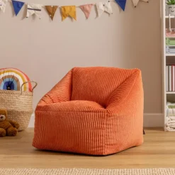 icon Kinderzitzakken Morgan - Corduroy Zitzak met Vulling - Oranje