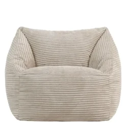 icon Kinderzitzakken Morgan - Corduroy Zitzak met Vulling - Beige