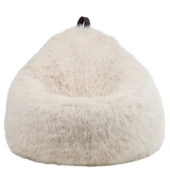 icon Zitzak Cocoon - Zitzak van Imitatiebont - Wit