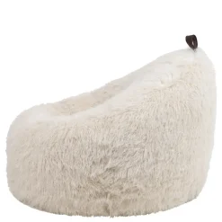 icon Zitzak Cocoon - Zitzak van Imitatiebont - Wit
