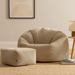 Zitzakken-icon Zitzak en Poef Kingston - Corduroy Zitzak - Beige