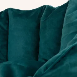icon Zitzak en Poef Sirena - Zitzak Velvet - Blauwgroen