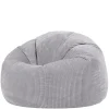 Zitzakken-icon Zitzak Kingston - Corduroy Zitzak Volwassenen - Grijs