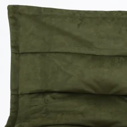 icon Zitzak Lounger Dolce - Fluwelen Zitzak - Olijfgroen