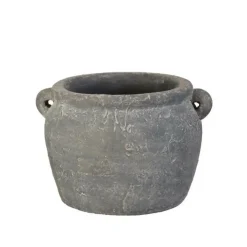 Bloempotten Voor Binnen-Ideas 4 Seasons Ideas4Seasons Bloempot kruik Amphora - grijs - D14 x H9 cm