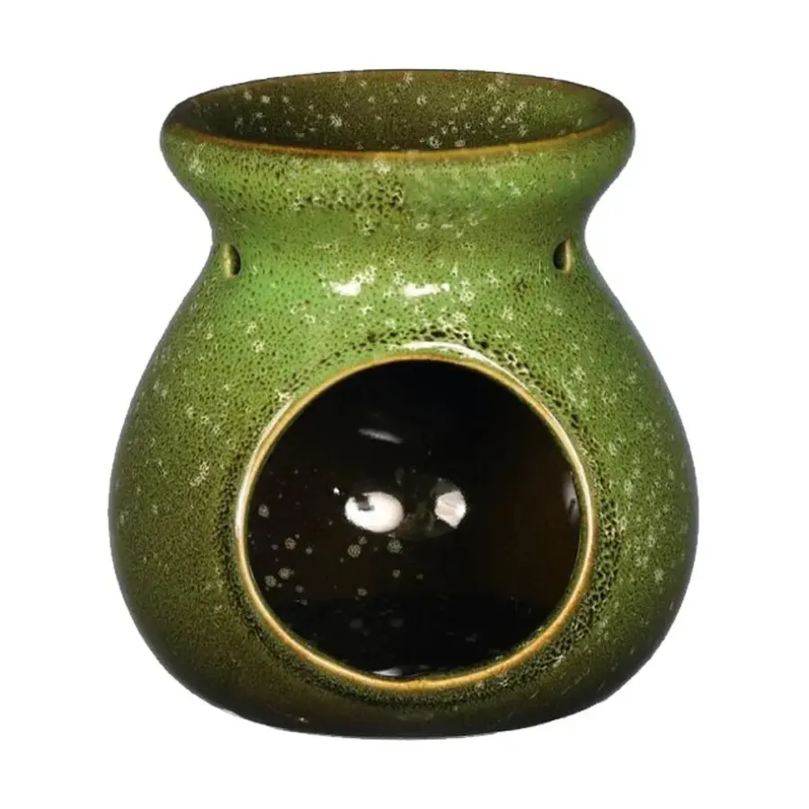 Ideas 4 Seasons Ideas4seasons Geurbrander - amberblokjes/olie - keramiek - groen