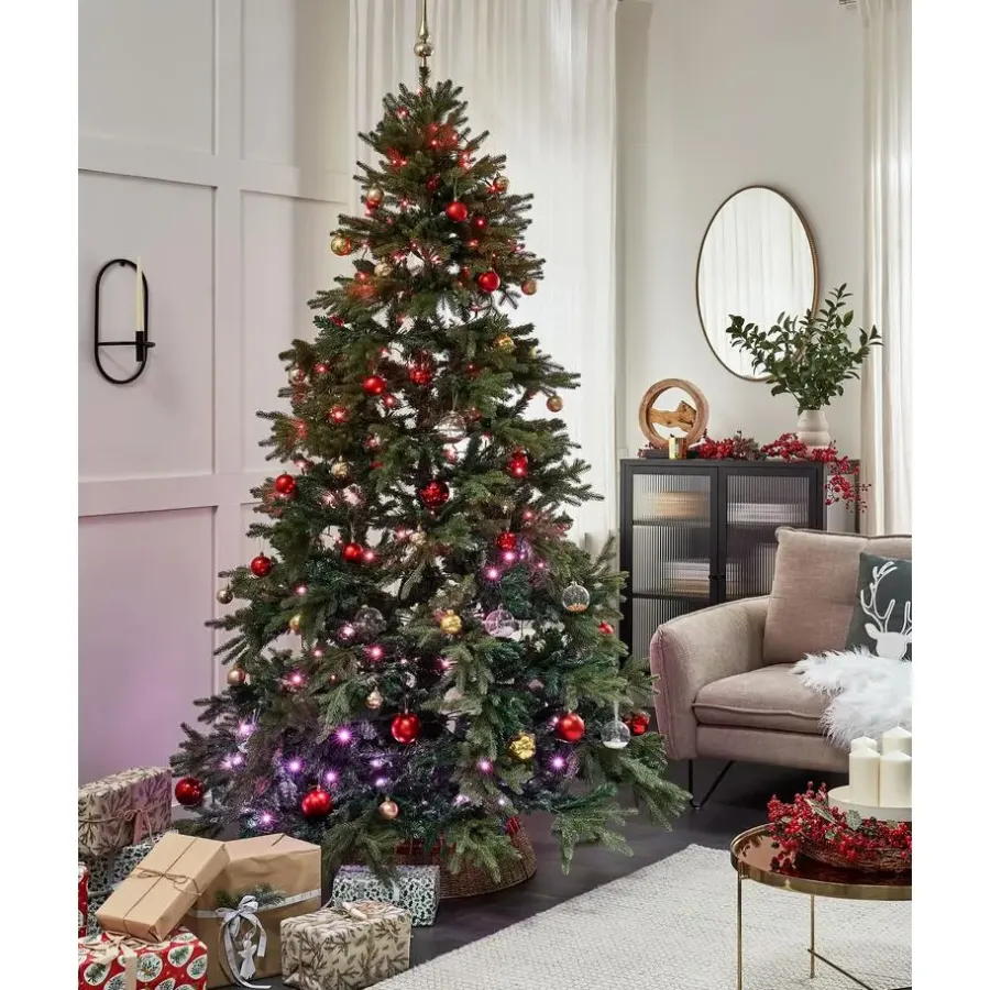 Kerstverlichting-Beliani IGALIKU - LED kerstverlichting - Zwart - 2700 cm - PVC