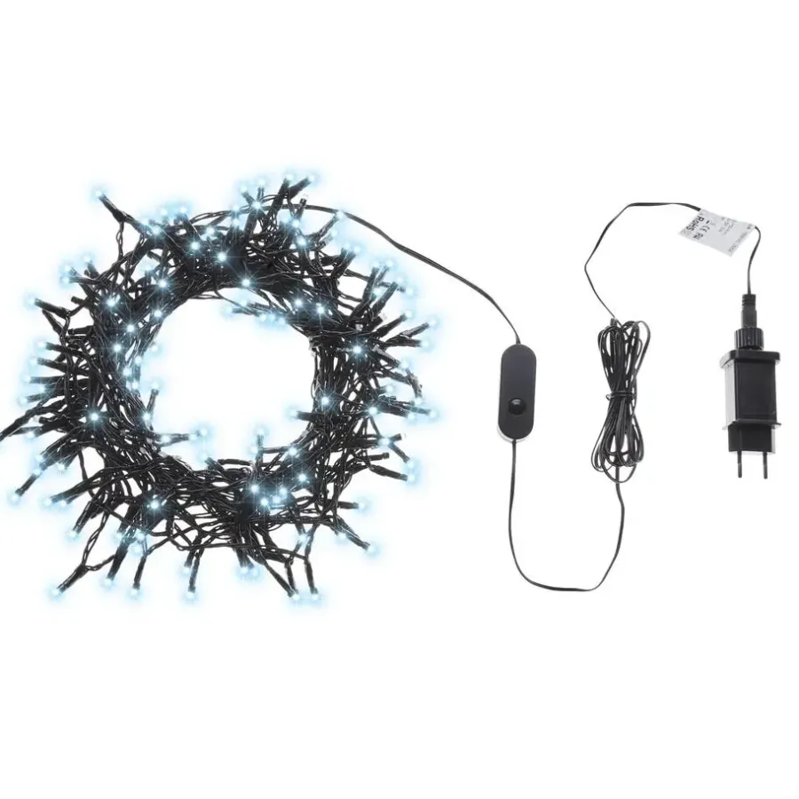 Kerstverlichting-Beliani IGALIKU - LED kerstverlichting - Zwart - 2700 cm - PVC