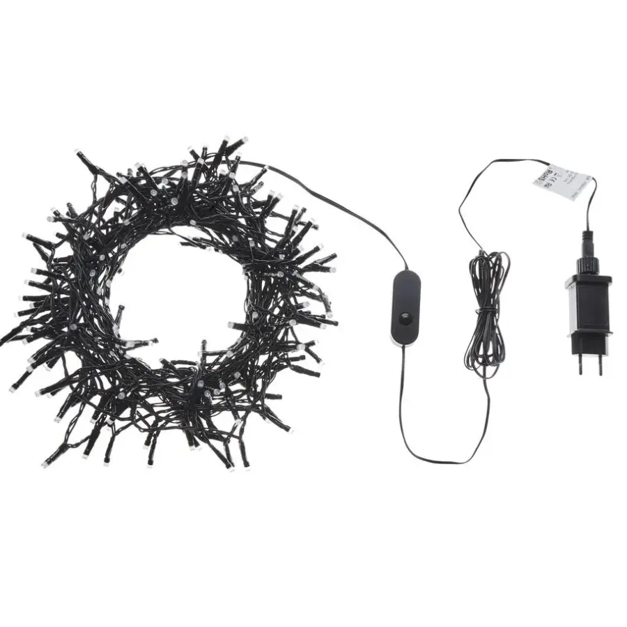 Kerstverlichting-Beliani IGALIKU - LED kerstverlichting - Zwart - 2700 cm - PVC