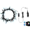 Kerstverlichting-Beliani IGALIKU - LED kerstverlichting - Zwart - 1350 cm - PVC