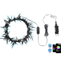 Kerstverlichting-Beliani IGALIKU - LED kerstverlichting - Zwart - 1350 cm - PVC