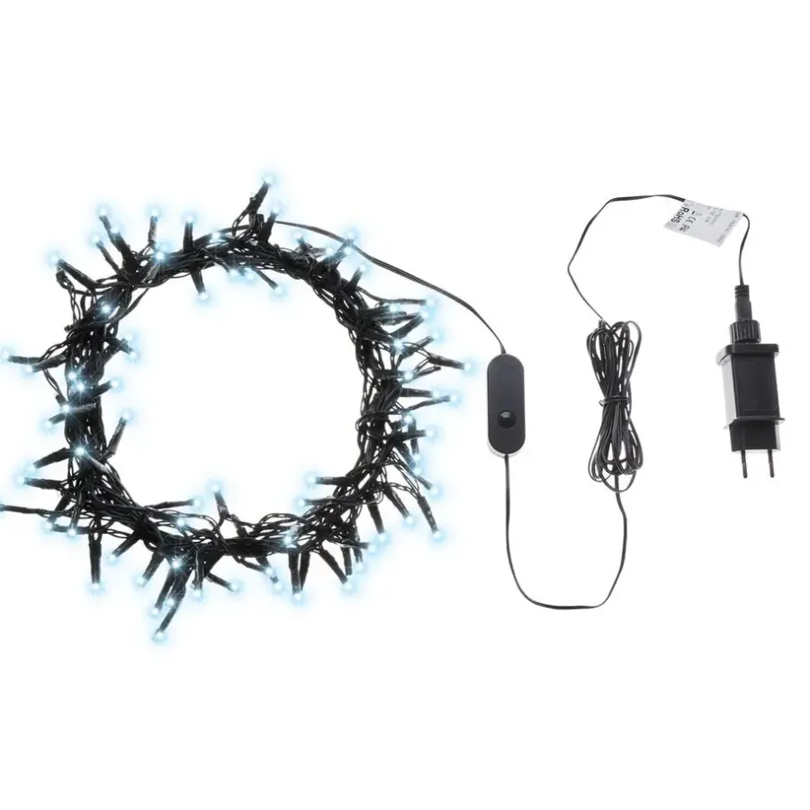 Kerstverlichting-Beliani IGALIKU - LED kerstverlichting - Zwart - 1350 cm - PVC