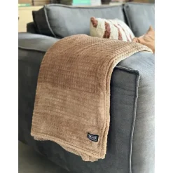Plaids-In the Mood Collection Joanne Plaid - L180 x B130 cm - Lichtbruin
