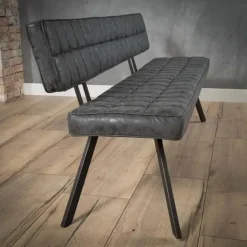 Dimehouse Industriële Eetkamerbank Madrid 180 cm