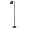Staande Lampen-Dimehouse Industriële vloerlamp Sienna metaal antraciet - 157x37x157 cm - Metaal - Grijs