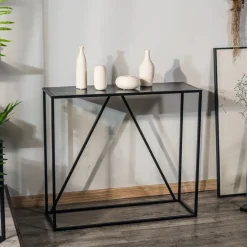 Sidetables-Nordlys Industriële zwarte metalen consolestijl