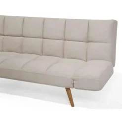Beliani INGARO - Slaapbank 3-zits - Beige - Polyester