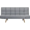Beliani INGARO - Slaapbank 3-zits - Lichtgrijs - Polyester