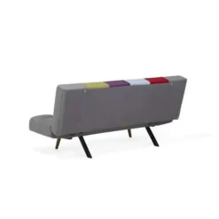 Slaapbanken|Slaapbanken-Beliani INGARO - Slaapbank 3-zits - Multicolor - Polyester