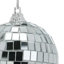 Inge-glas Inge Christmas Decor Disco kerstbal - zilver - D7 cm - glas/foam