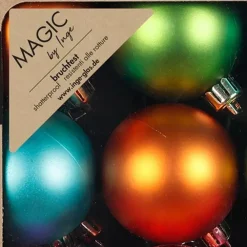 Inge-glas Inge Christmas Decor Kerstballen - 24x - 6 cm - gekleurd
