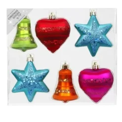 Inge-glas Inge Christmas Kerstballen - figuren - kunststof - 9 cm