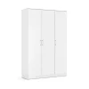 Interiax Kledingkast 'Amelie' - Wit - 3 Deurs - 180x120x54 cm