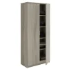 Draaideurkasten-Interiax Kledingkast 'Amelie' - Sonoma Eik - 2 Deurs - 180x80x40 cm