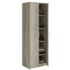 Interiax Kledingkast 'Amelie' - Sonoma Eik - 2 Deurs - 180x60x40 cm
