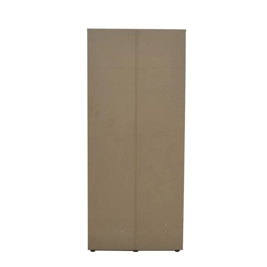 Kledingkasten|Kledingkasten-Interiax Kledingkast 'Lena' - Wit - 2 Deurs - 185x80x52cm