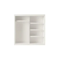 Interiax Kledingkast 'Mila' - Wit - Schuifdeurkast - 197x182x52 cm