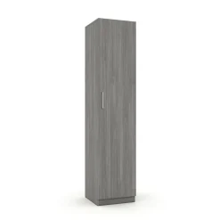Interiax Kledingkast 'Mila' - Grijze Eik - 1 Deurs - 180x40x42 cm