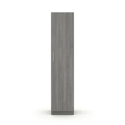 Interiax Kledingkast 'Mila' - Grijze Eik - 1 Deurs - 180x40x42 cm