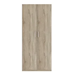 Interiax Kledingkast 'Mila' - Sonoma Eik - 2 Deurs - 180x80x42 cm