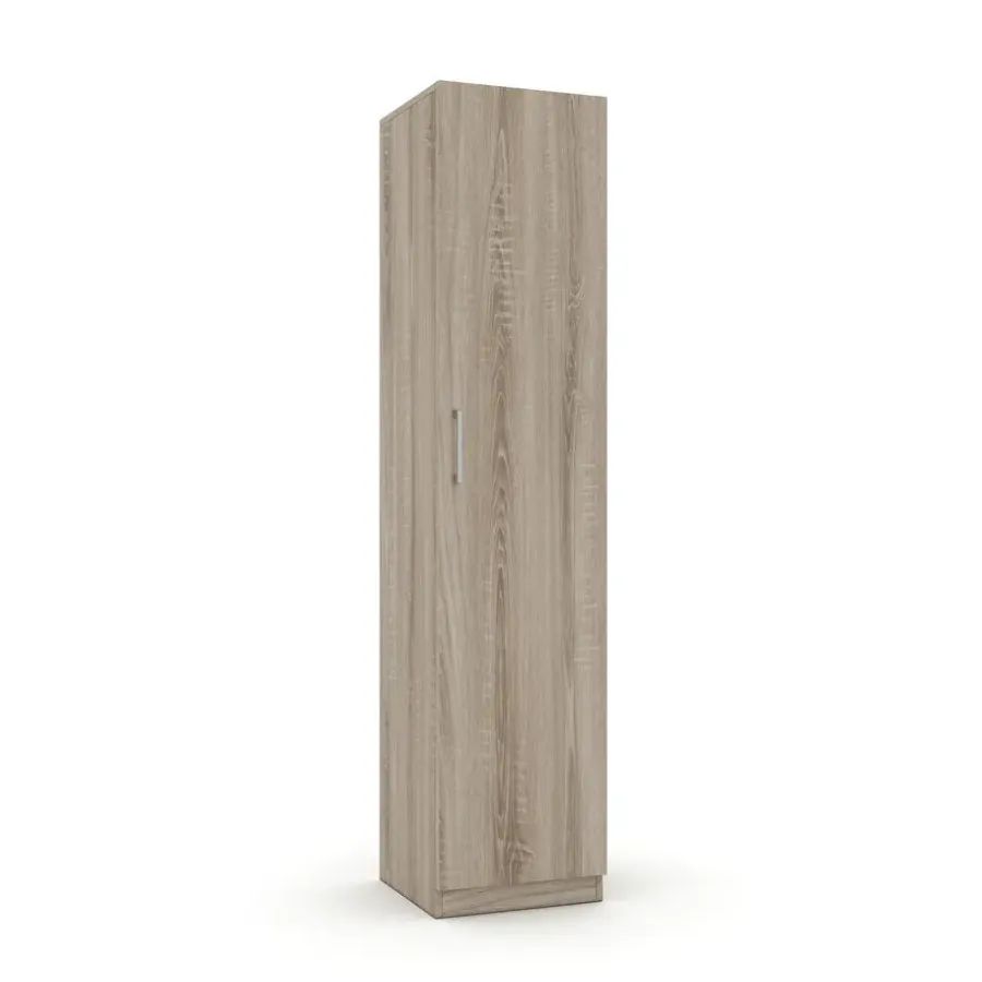 Interiax Kledingkast 'Mila' - Sonoma Eik - 1 Deurs - 180x40x42 cm