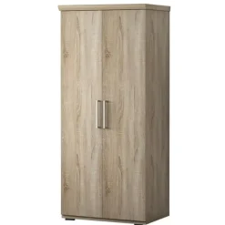 Interiax Kledingkast 'Mila' - Sonoma Eik - 2 Deurs - 183x80x52cm