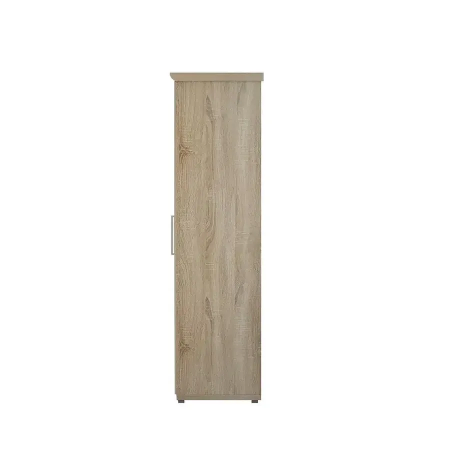 Interiax Kledingkast 'Mila' - Sonoma Eik - 4 Deurs - 183x160x52cm