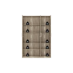 Interiax Kledingkast 'Mila' - Sonoma Eik - 3 Deurs - 180x120x42 cm