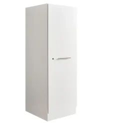 Interiax WASHWALL 'Mary' Wasmachine Opbergkast Wit - 162x50x67.5 cm
