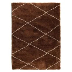 Hoogpolige Vloerkleden-Interieur05 berber vloerkleed Nea roest/creme - 230 x 160 cm