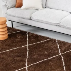 Hoogpolige Vloerkleden-Interieur05 berber vloerkleed Nea roest/creme - 230 x 160 cm