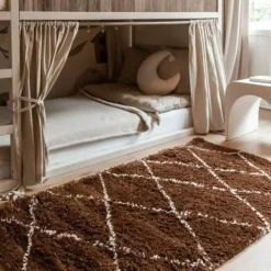Hoogpolige Vloerkleden-Interieur05 berber vloerkleed Nea roest/creme - 230 x 160 cm