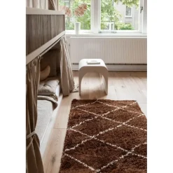 Hoogpolige Vloerkleden-Interieur05 berber vloerkleed Nea roest/creme - 230 x 160 cm